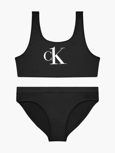 Calvin Klein Ruhák HU649217 | Calvin Klein CK One Bralette Lány Bikini Szett Fekete